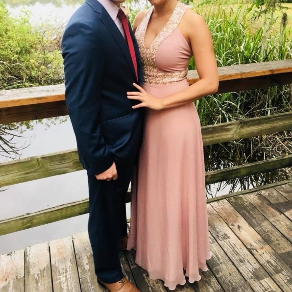 Delani Crepe Gown